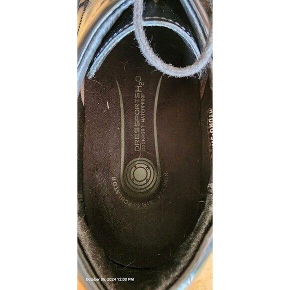 Rockport Hydro-Shield Mens Waterproof Black Dress Shoes With Walkability Sz 10.5 - Picture 4 of 10